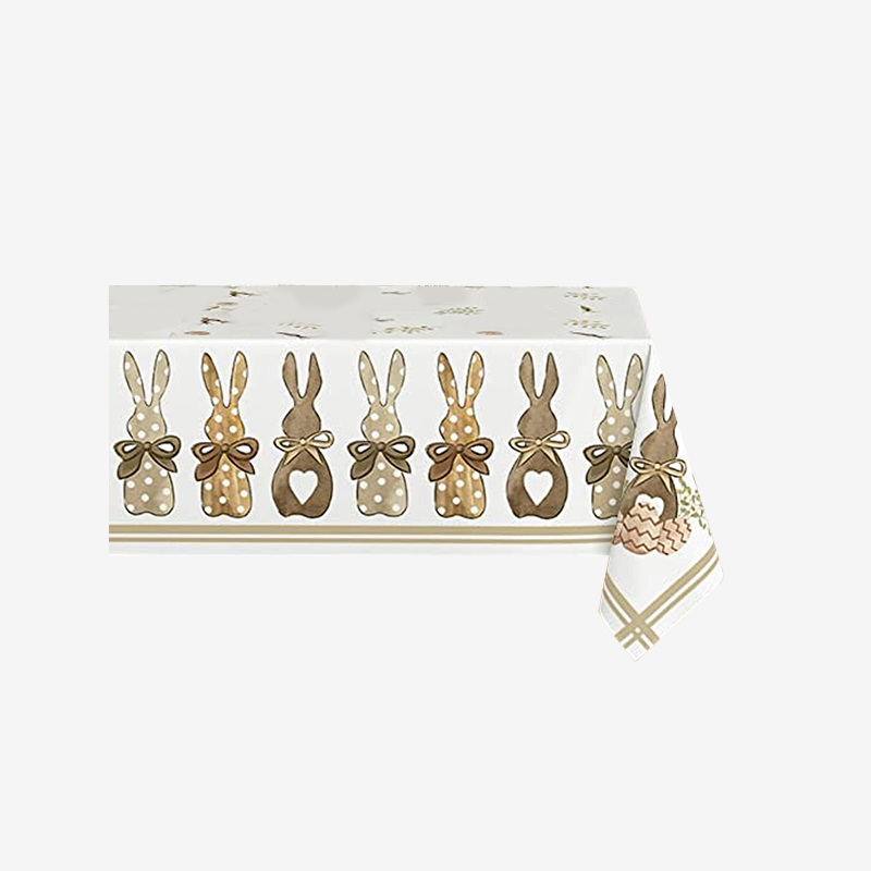 Nappe Coeur Lapin de Pâques