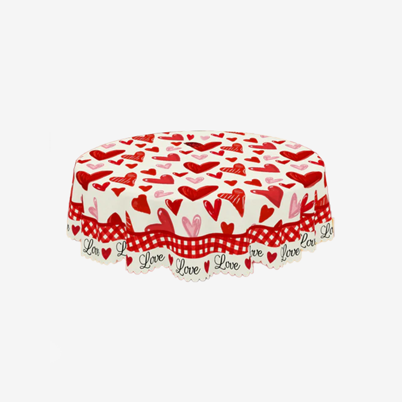 Nappe Coeurs en Frise