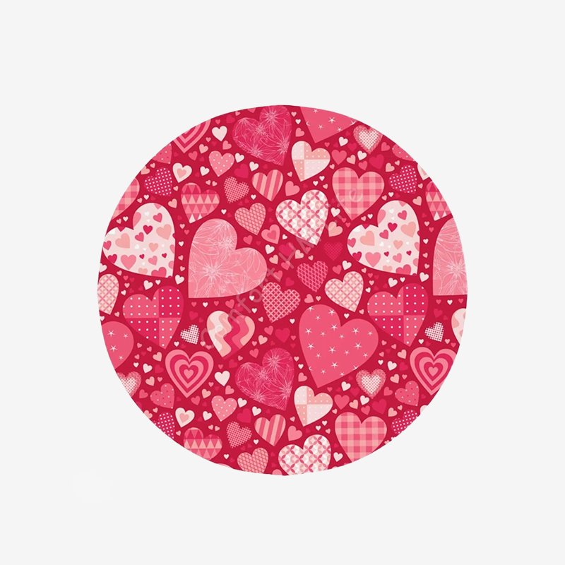 Nappe à Coeurs Roses