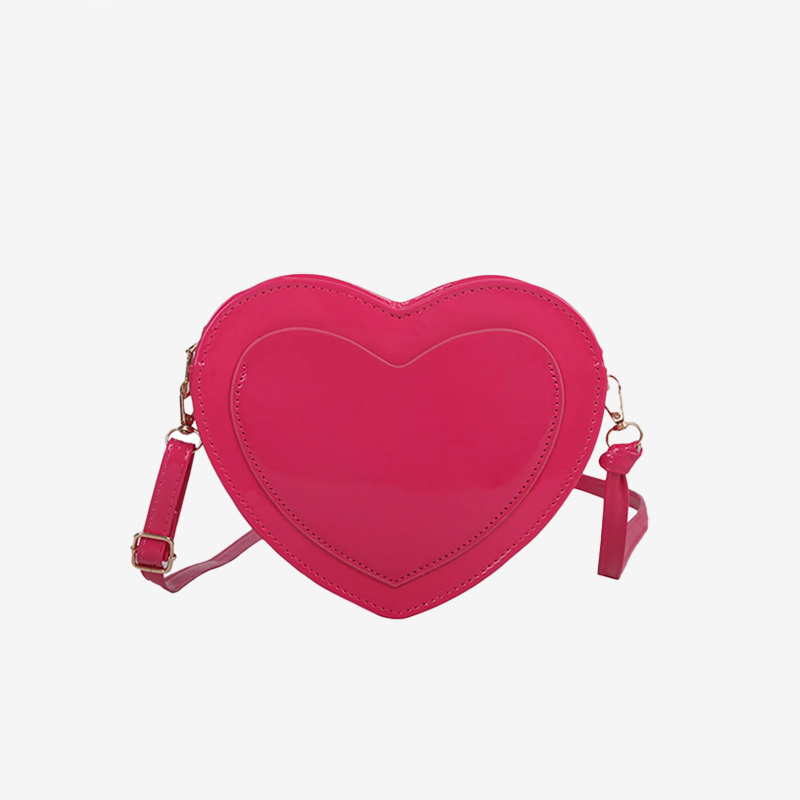 Sac à Main Coeur Rose Fushia