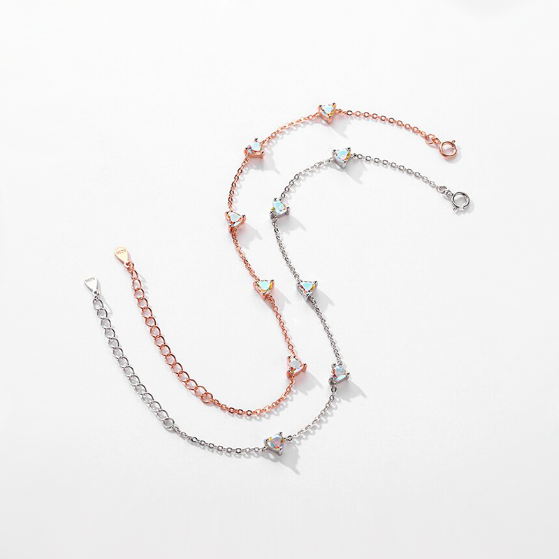 Bracelet Coeur Etincelant