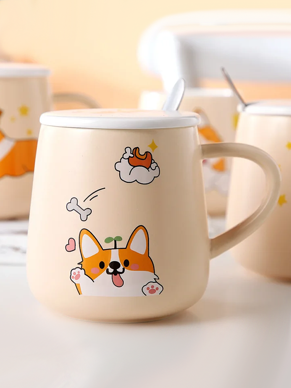 Mug Coeur Chien Heureux