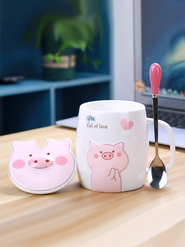 Mug Coeur Petit Cochon