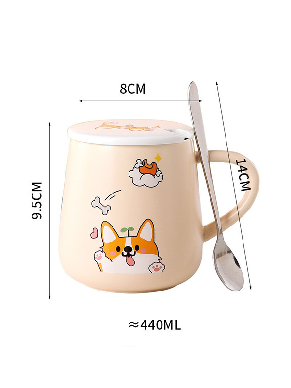 Mug Coeur Chien Heureux