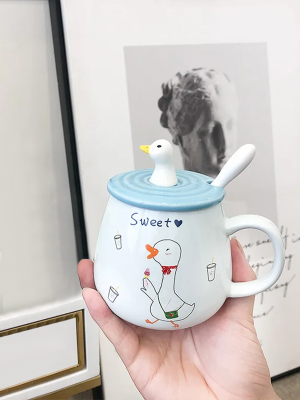 Mug Coeur Oie Blanche