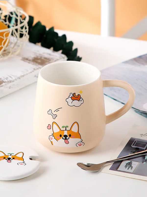 Mug Coeur Chien Heureux