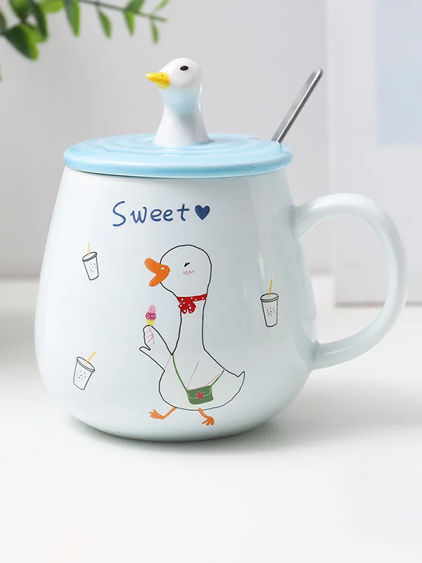 Mug Coeur Oie Blanche
