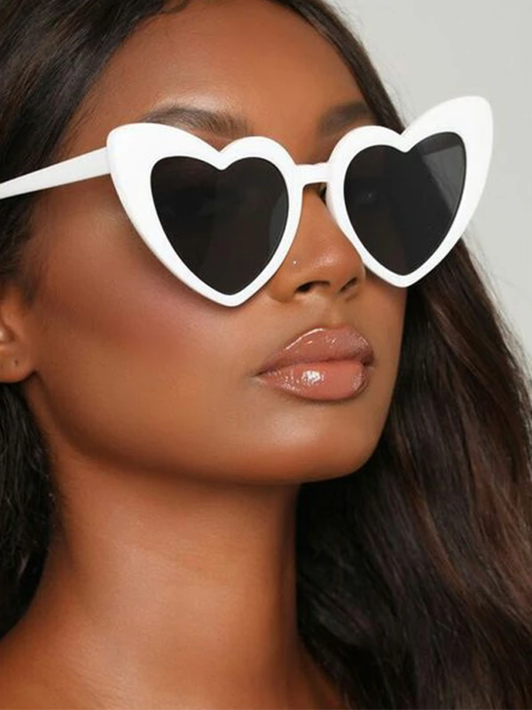 Lunettes Coeur Loulou Blanches