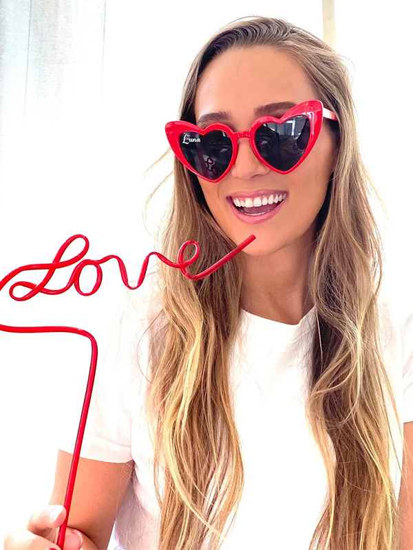 Lunettes Coeur Rouge Passion