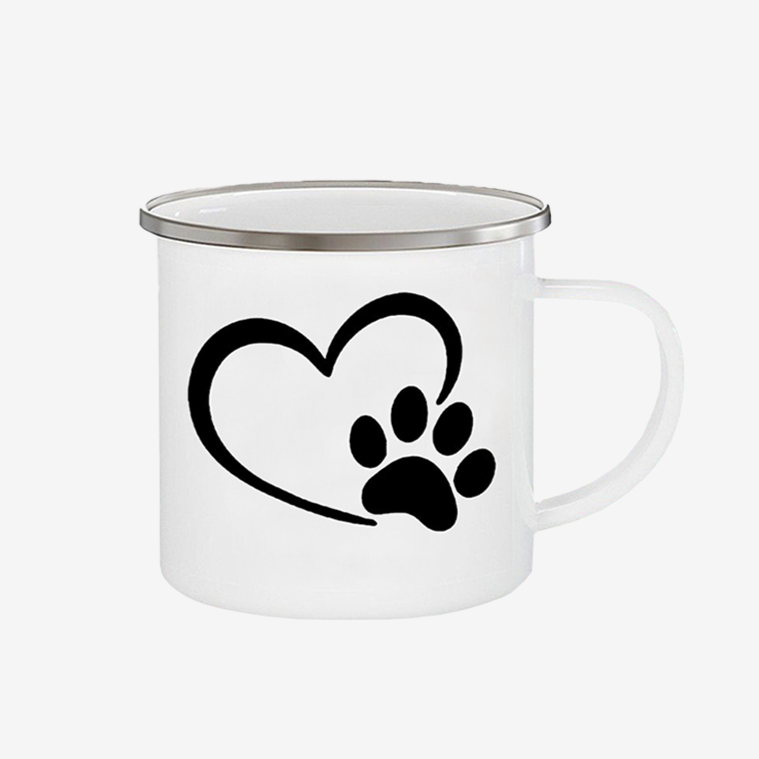 Mug Coeur Chien Patte