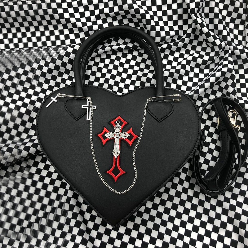 Sac à Main Coeur Gothique