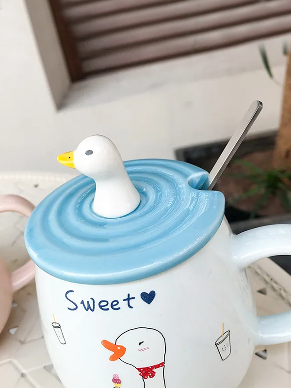 Mug Coeur Oie Blanche