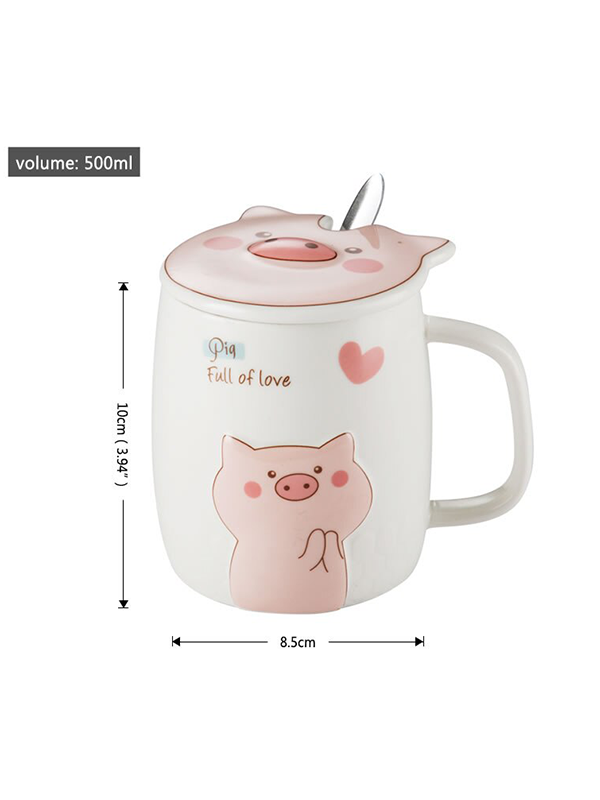 Mug Coeur Petit Cochon