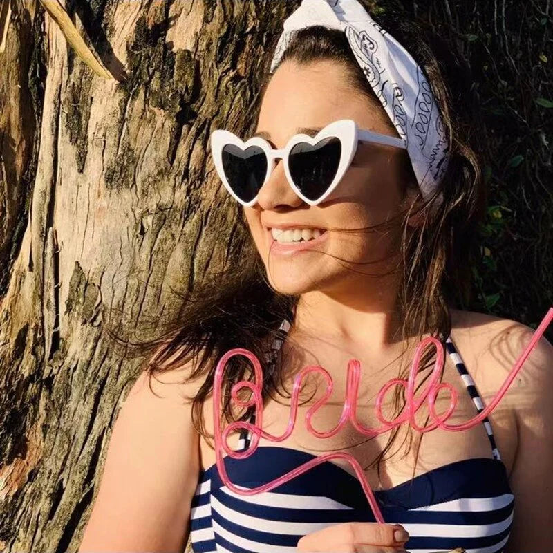 Lunettes Coeur Loulou Blanches