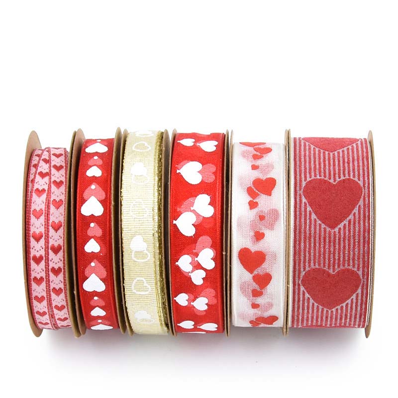 Ruban Blanc Coeur en Série