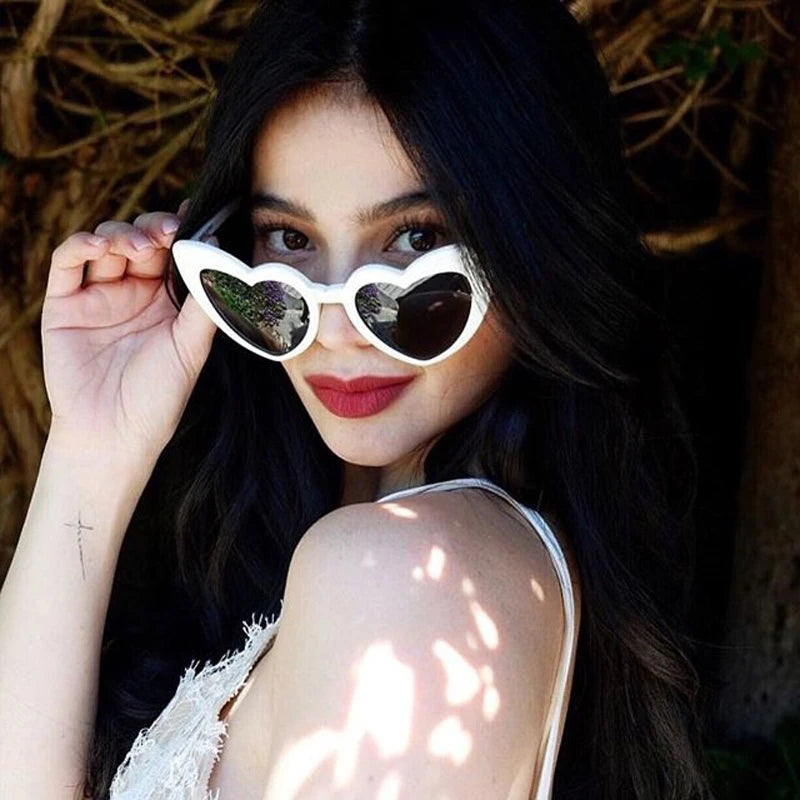 Lunettes Coeur Loulou Blanches