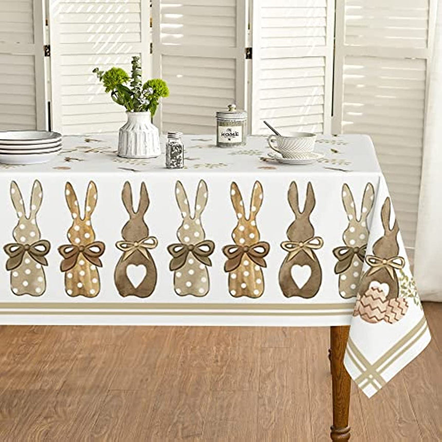 Nappe Coeur Lapin de Pâques