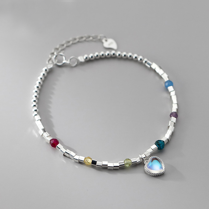 Bracelet Coeur Pierre de Lune