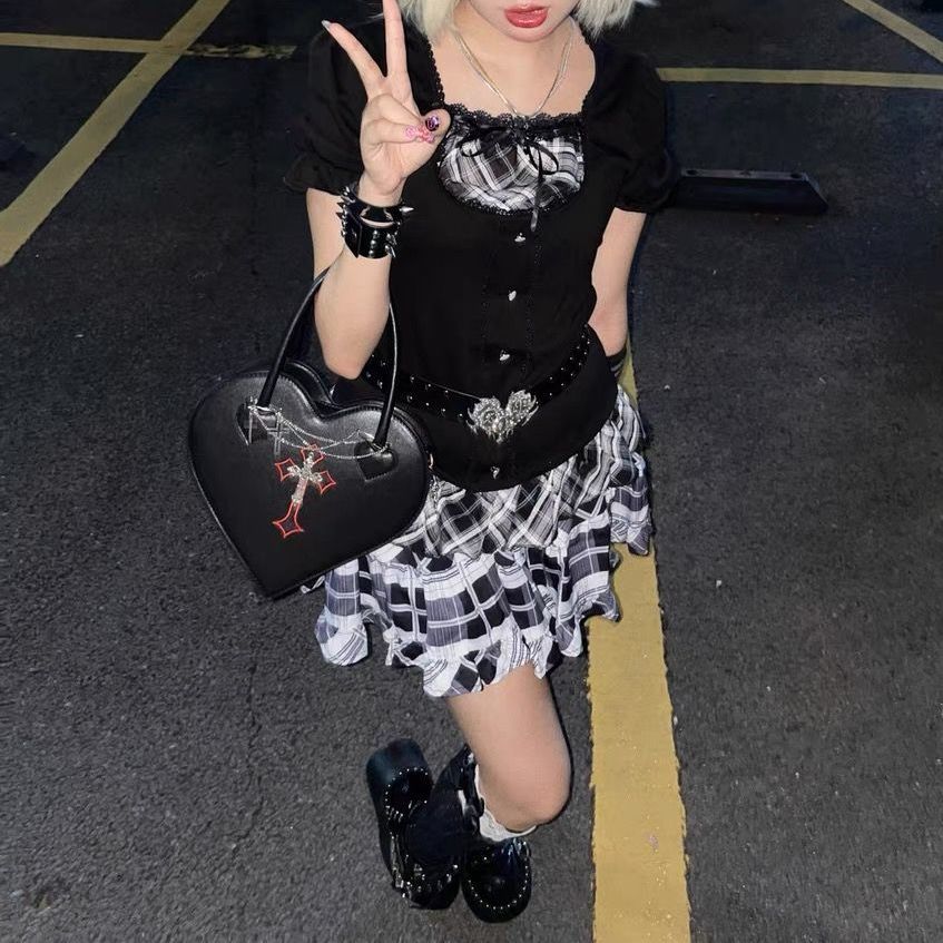 Sac à Main Coeur Gothique