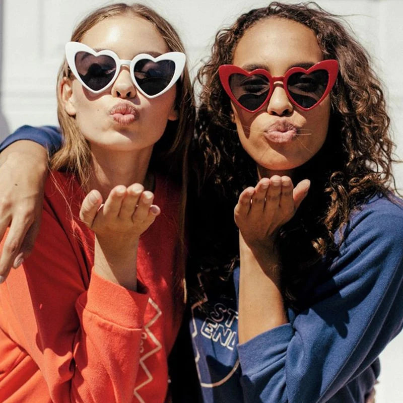 Lunettes Coeur Loulou Blanches