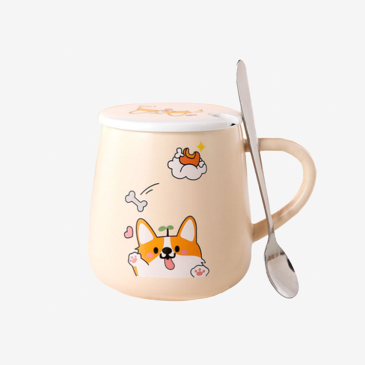 Mug Coeur Chien Heureux