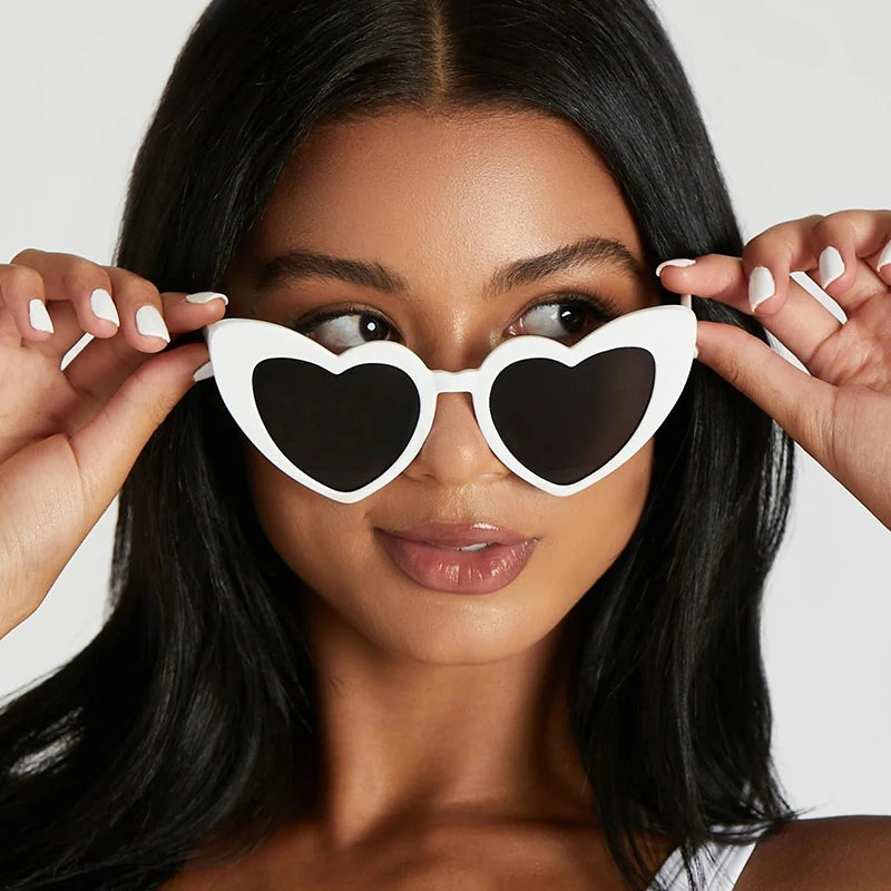 Lunettes Coeur Loulou Blanches